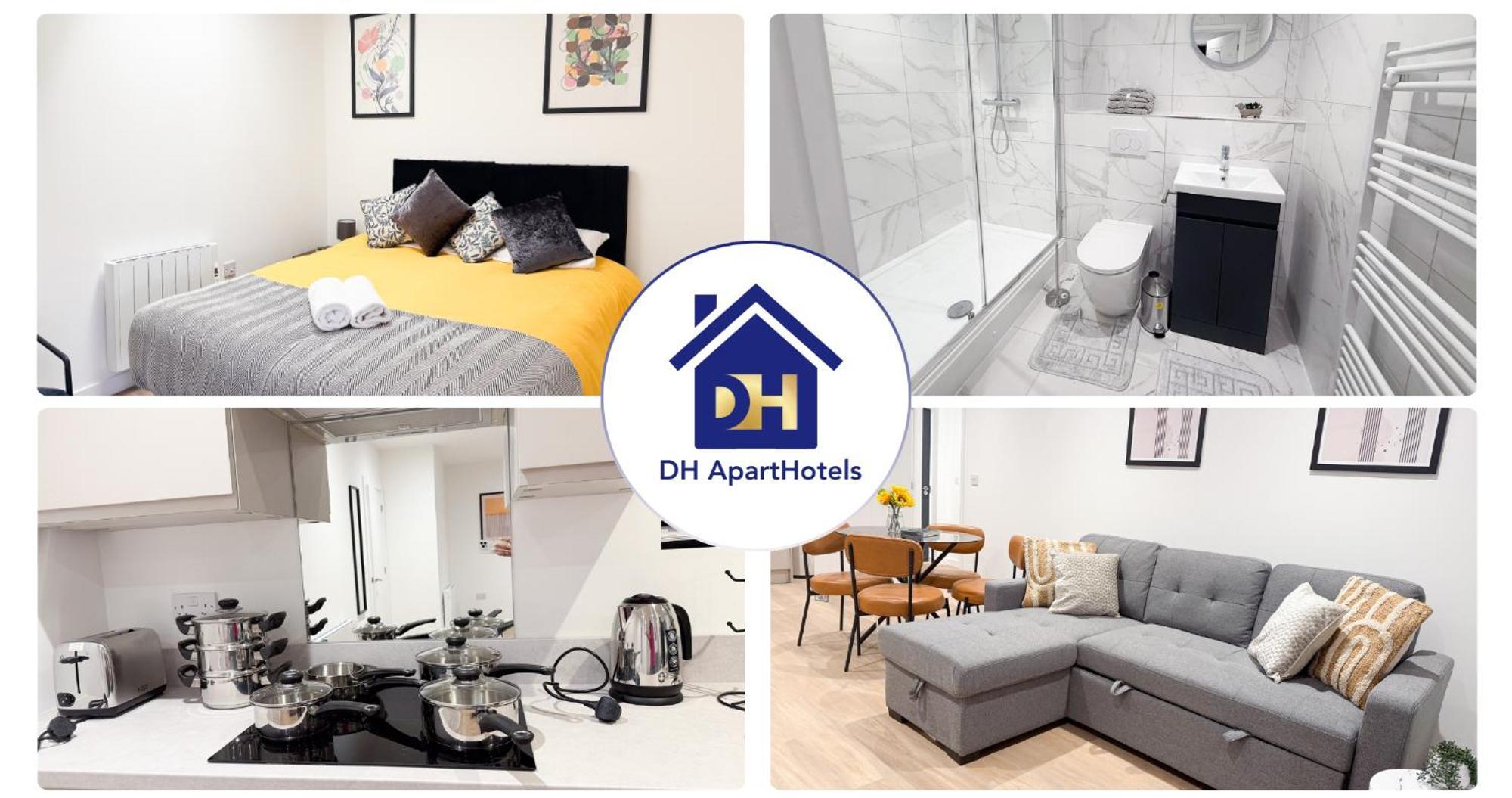 Spacious Modern 1 Bed Apartments In St Neots - Perfect For Contractors & Professionals - Free Parking - Wifi - Fully Equipped Kitchen - Smart Tv Ideal For Work Stays And Long Projects Esterno foto